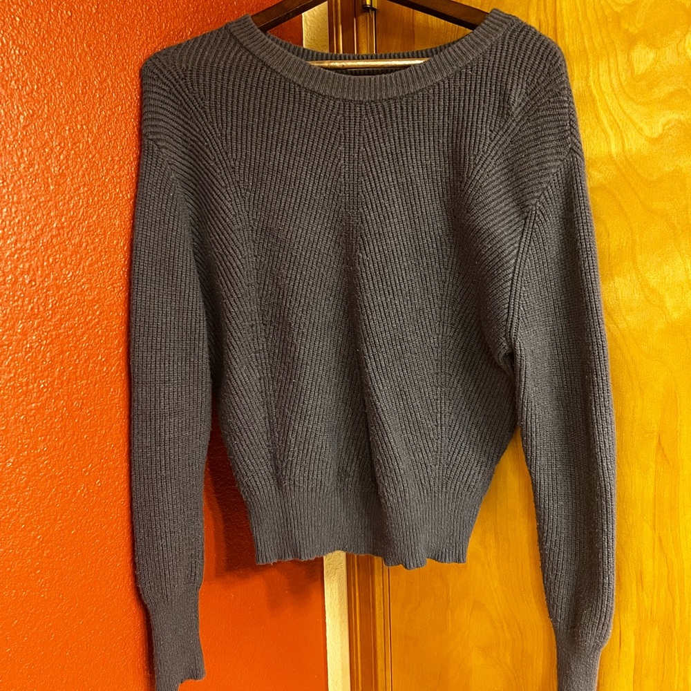 Philosophy Gray Knit Sweater